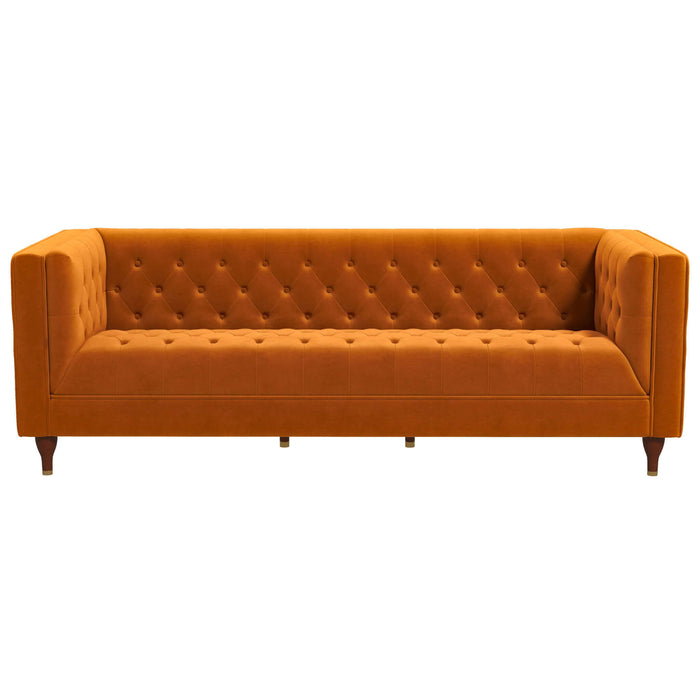 Evelyn MCM Tufted Chesterfield Sofa 88"