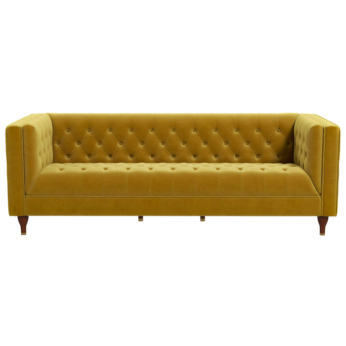 Evelyn MCM Tufted Chesterfield Sofa 88"