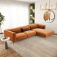 Laley L-Shaped RF Chaise Sectional Sofa 122" (3 Colors)