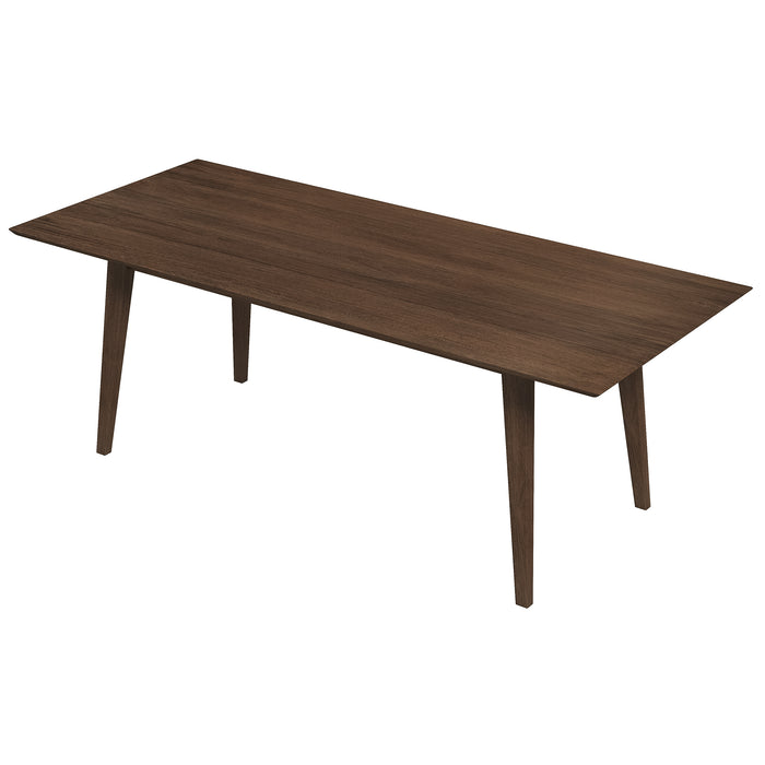 Levi MCM Style Solid Wood Rectangular Dining Table (Various Sizes)