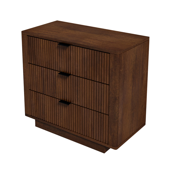 Lola MCM Styled Solid Wood Nightstand 31" (2 or 3 Drawers)