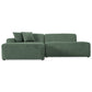 Mar Corduroy Sectional Chaise Sofa, 102" - Available in Cream, Green or Gray