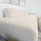 Mar Corduroy Sectional Chaise Sofa, 102" - Available in Cream, Green or Gray