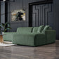 Mar Corduroy Sectional Chaise Sofa, 102" - Available in Cream, Green or Gray