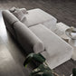 Mar Corduroy Sectional Chaise Sofa, 102" - Available in Cream, Green or Gray