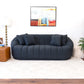 Maximilian Japandi Style Channel Tufted Boucle Sofa 86”