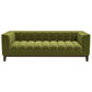 Melissa MCM Channel Tufted Fabric Sofa 90”