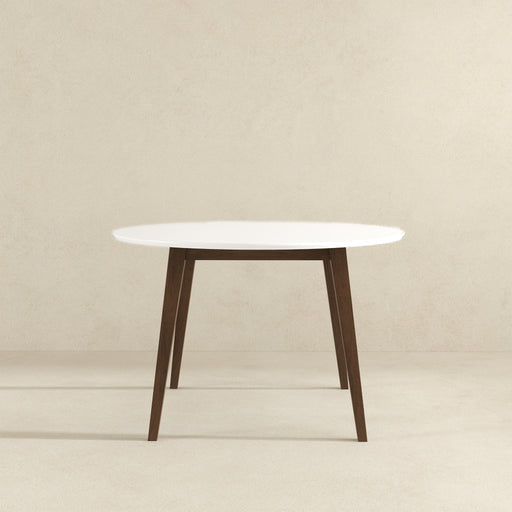 Mesa de comedor redonda 'Alana' - Madera maciza 