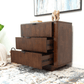 Lola MCM Styled Walnut Nightstand for Bedroom - Revel Sofa 