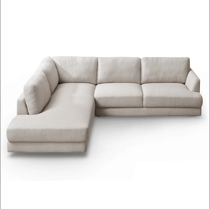 Glander Modern Linen Sectional Chaise Sofa 108" - Revel Sofa 