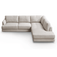 Glander Modern Linen Sectional Chaise Sofa 108" - Revel Sofa 