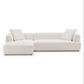 Kaynes Modern Tufted Boucle L-Shaped Sectional Chaise Sofa 120" - Revel Sofa 