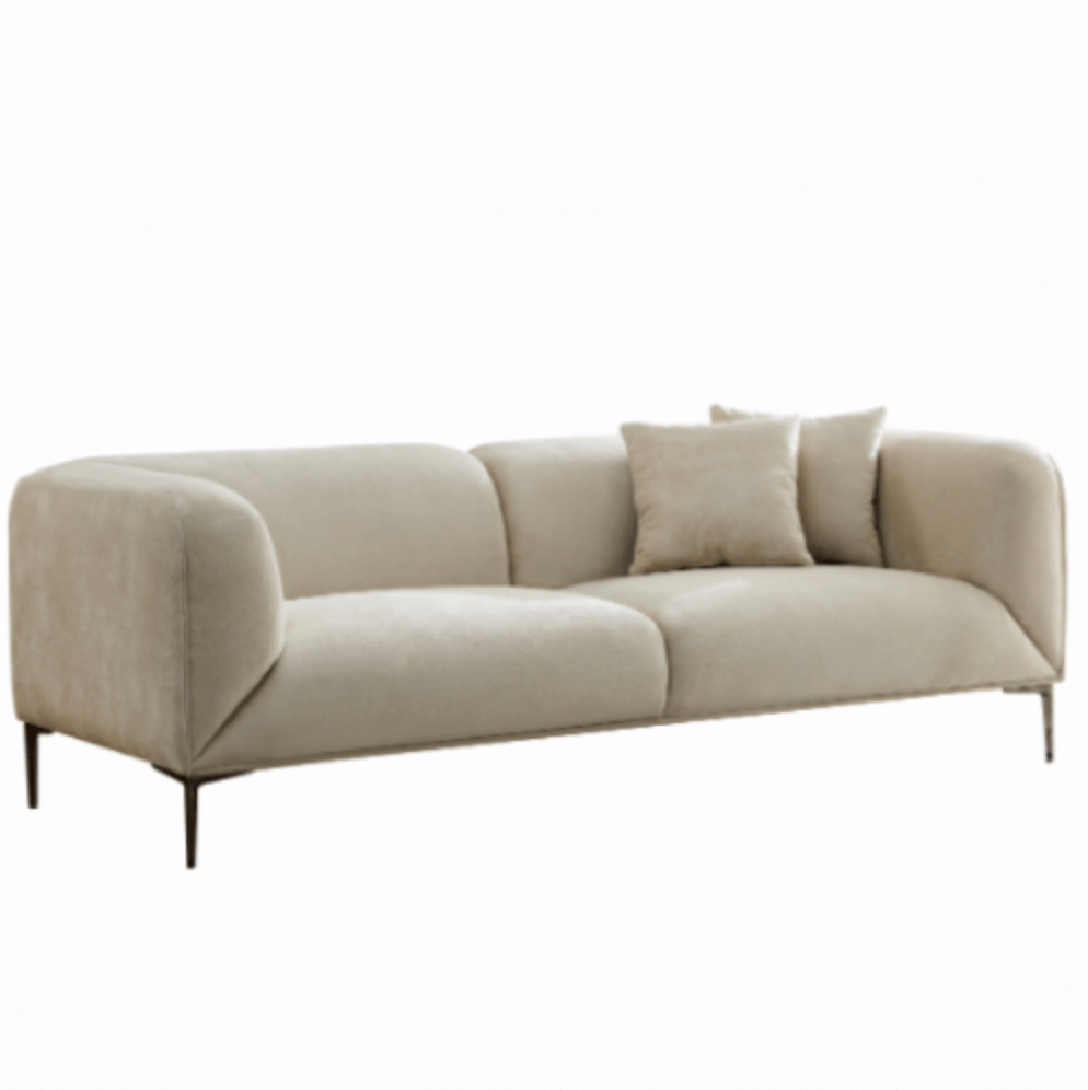 MCM Styled Boucle Upholstered Sofa 89” (Variety of Colors) - Revel Sofa 