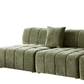 Modern Tufted Modular 3pc. Sectional Sofa 143” - Revel Sofa 