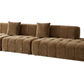 Modern Tufted Modular 3pc. Sectional Sofa 143” - Revel Sofa 