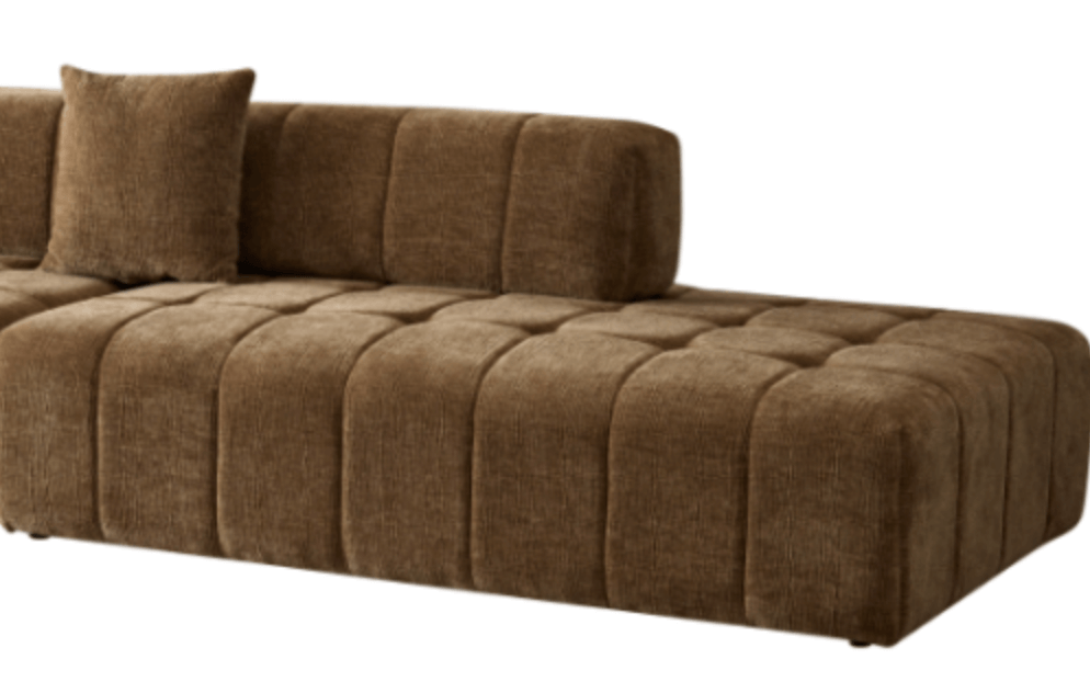 Modern Tufted Modular 3pc. Sectional Sofa 143” - Revel Sofa 