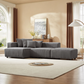 Soft Corduroy Sectional Modular Sofa 3 or 4 Piece Set, Gray or Beige - Revel Sofa 