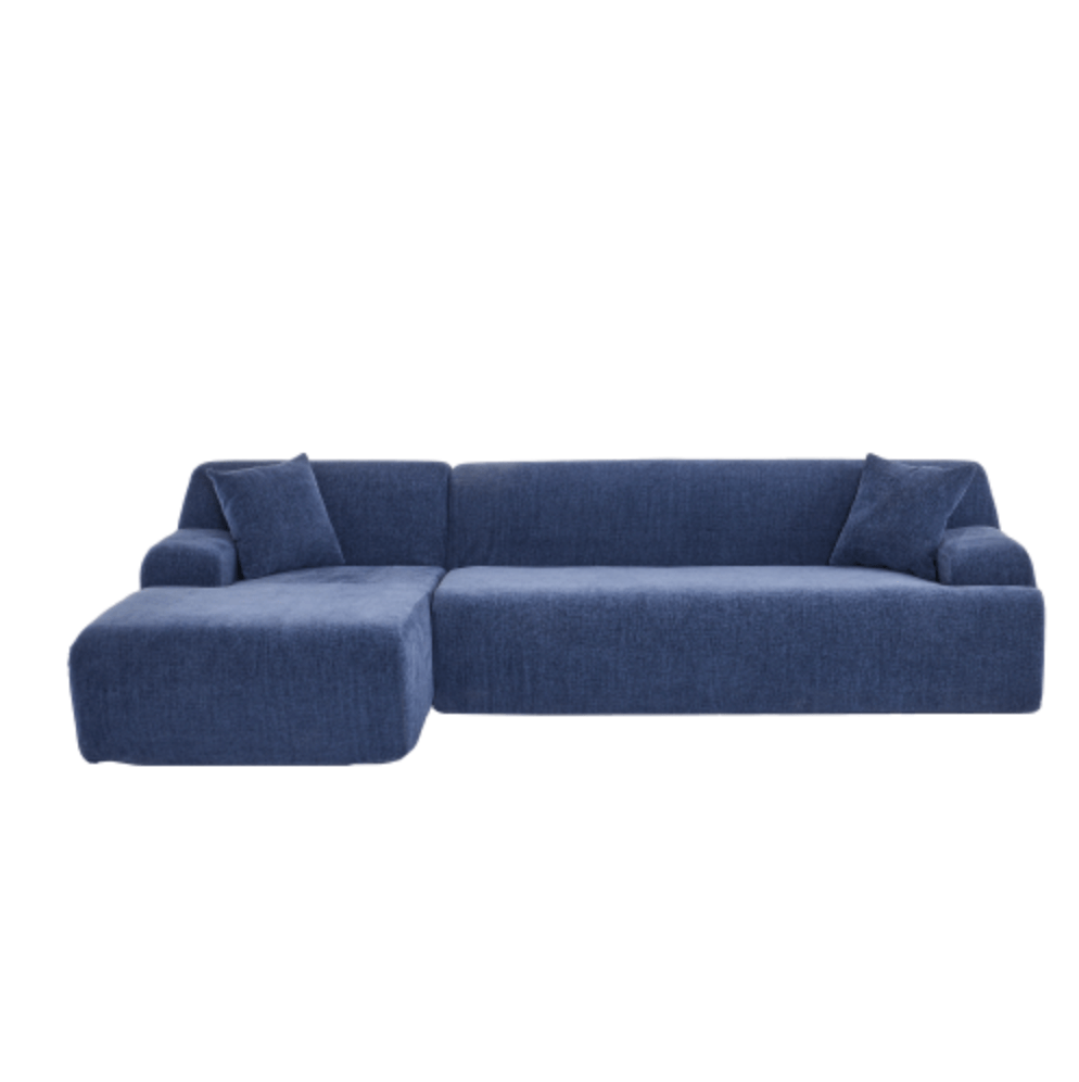 Modern Full Foam L-Shape Modular Chaise Sectional Sofa 109" - Revel Sofa 