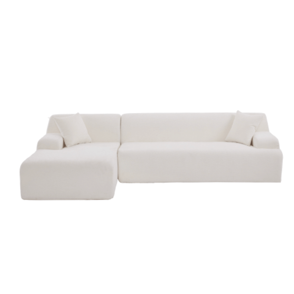 Modern Full Foam L-Shape Modular Chaise Sectional Sofa 109" - Revel Sofa 