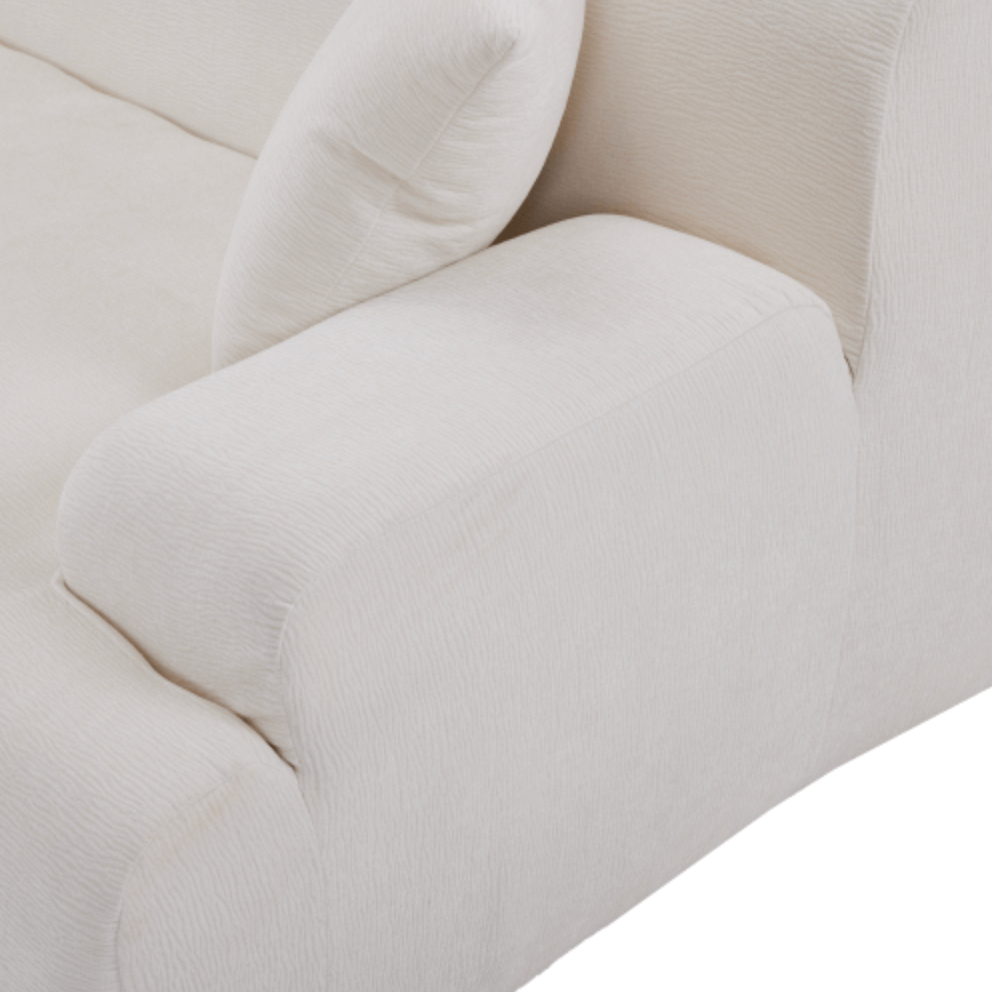 Modern Full Foam L-Shape Modular Chaise Sectional Sofa 109" - Revel Sofa 