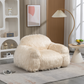 Shaggy Bean Bag Foam Lounge Chair (Various Colors) - Revel Sofa 