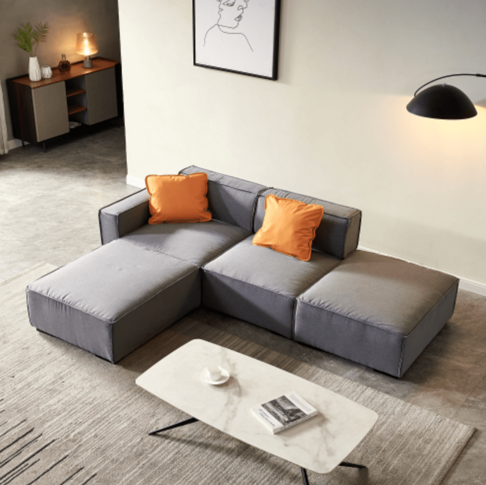 Modern Minimalist Modular Sectional Sofa - Revel Sofa 