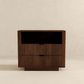 Lola MCM Styled Walnut Nightstand for Bedroom - Revel Sofa 