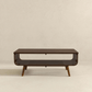 Alice Solid Wood 2 Tier Coffee Table in Walnut 44” - Revel Sofa 