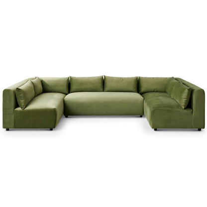 Aleny Modern Modular U-Shape Sectional Sofa 140" - Revel Sofa 