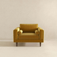 Amber MCM Velvet Lounge Arm Chair - Revel Sofa 