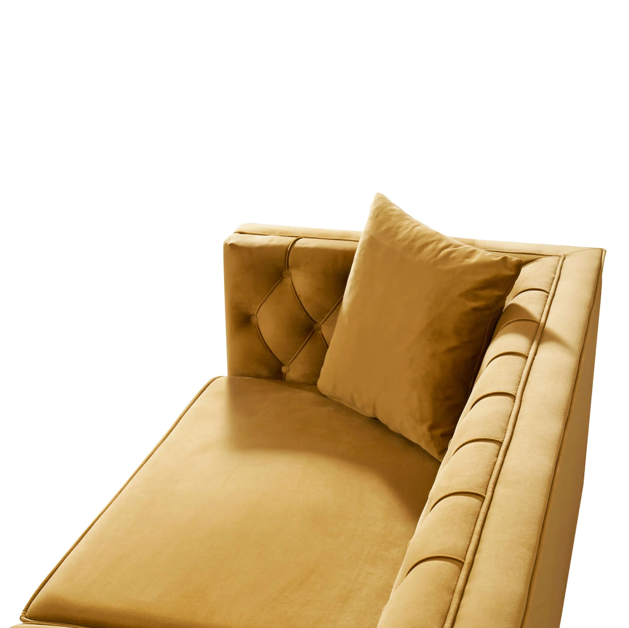 Autumn MCM Styled Tufted Velvet Sofa (91") - Revel Sofa 