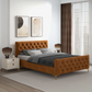 Bailey Velvet Upholstered Tufted Platform Bed Frame - Revel Sofa 