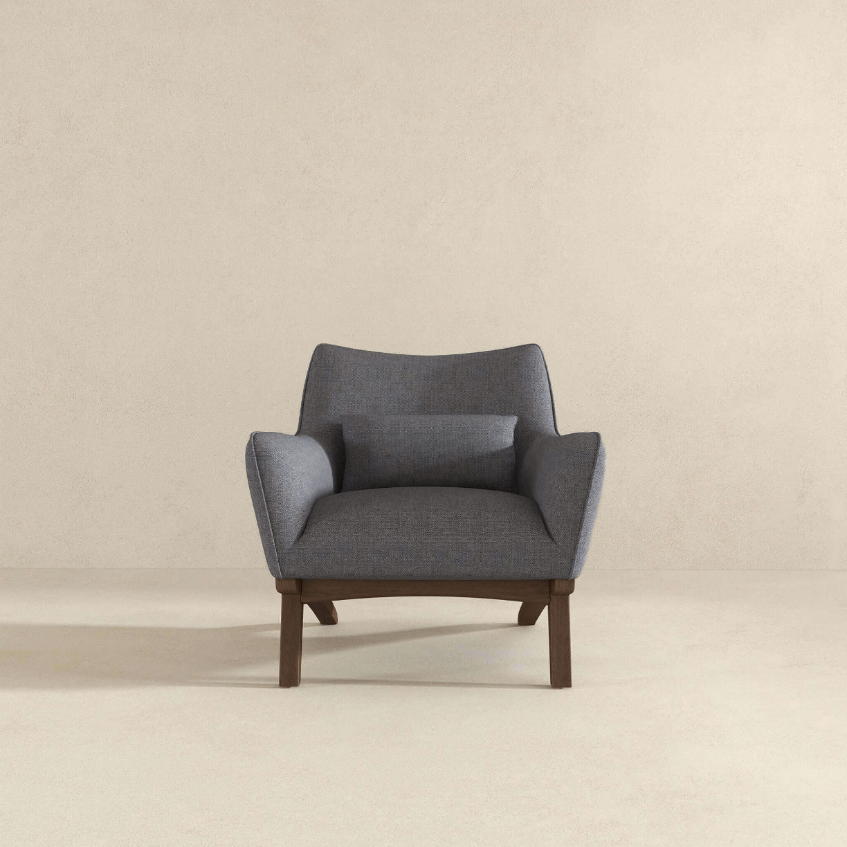 Brayden Lounge Arm Chair in Velvet, Boucle & Linen - Revel Sofa 