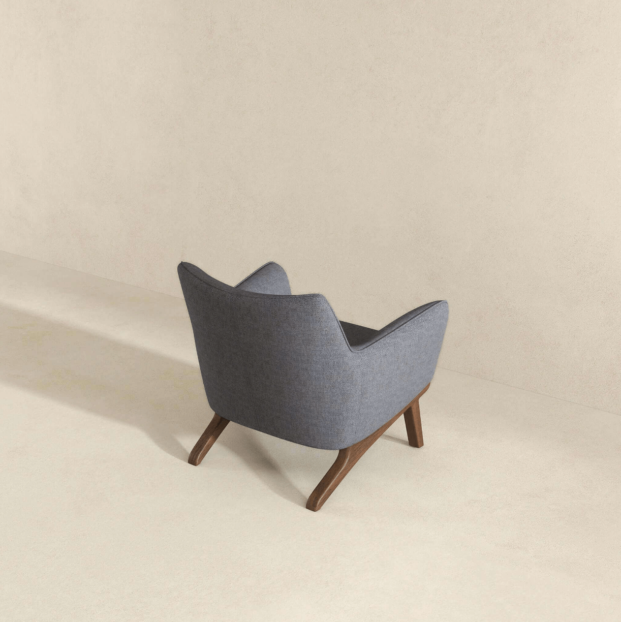 Brayden Lounge Arm Chair in Velvet, Boucle & Linen - Revel Sofa 