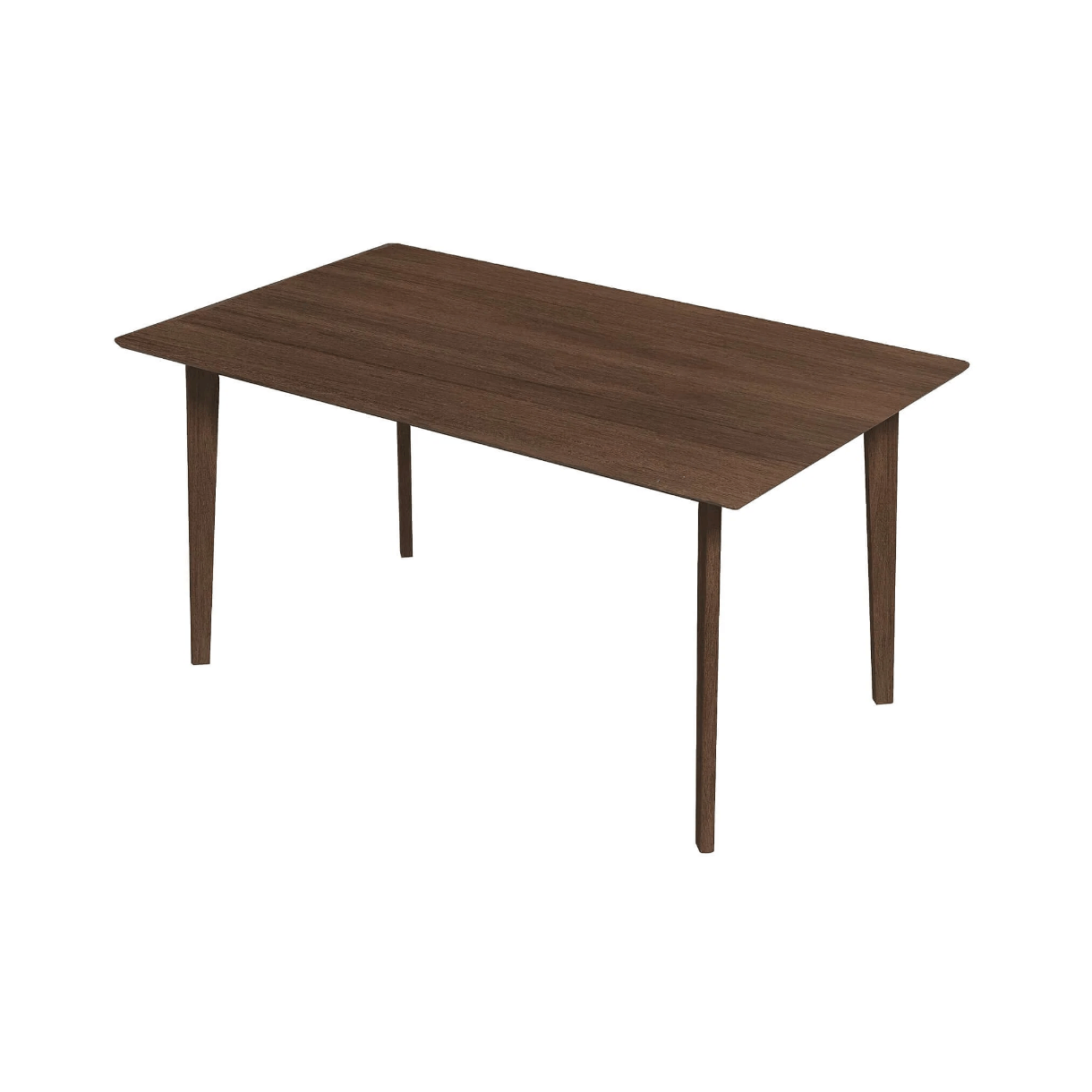 Carlos MCM Solid Wood Dining Table 59" - Revel Sofa 