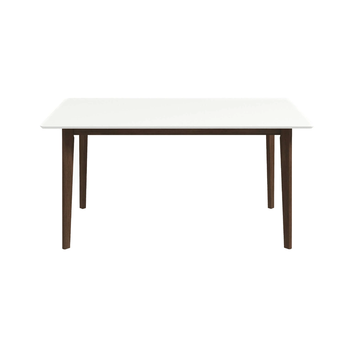 Carlos MCM Solid Wood Dining Table 59" - Revel Sofa 