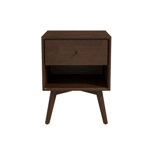 Caroline MCM Style Wood Nightstand - Revel Sofa 