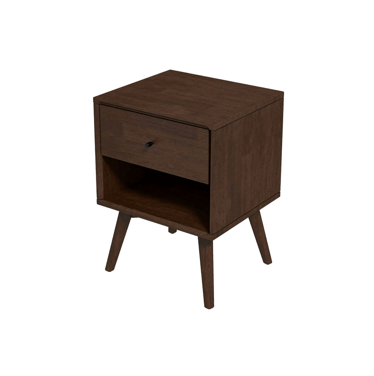 Caroline MCM Style Wood Nightstand - Revel Sofa 