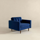 Casey MCM Style Velvet Lounge Chair - Revel Sofa 