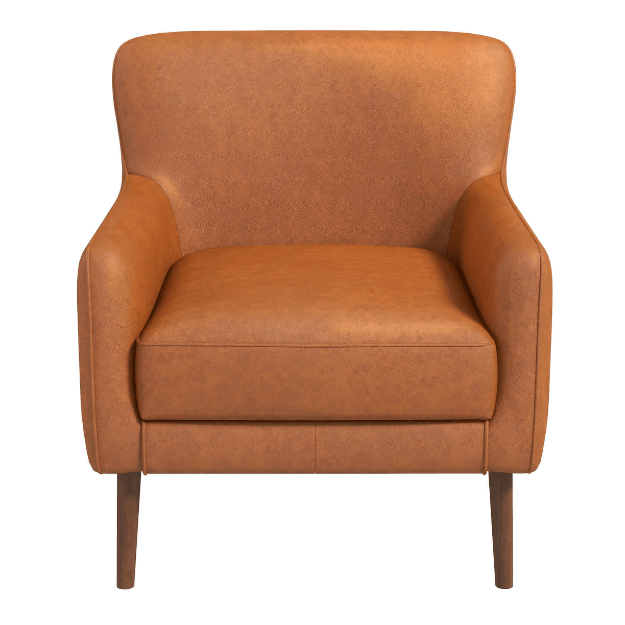 Claire MCM Style Genuine Leather Lounge Chair - Revel Sofa 