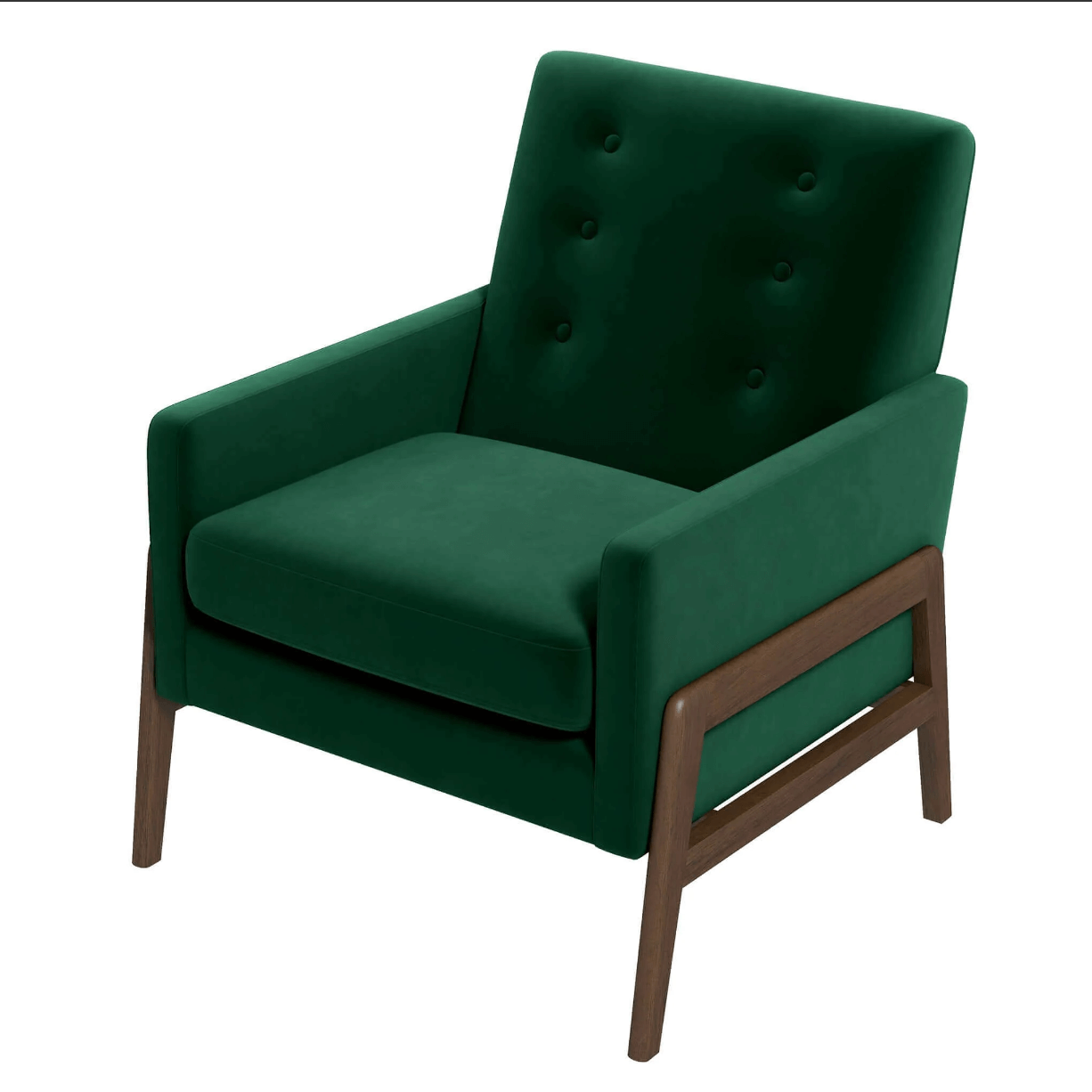 Cole MCM Button Tufted Lounge Arm Chair - Revel Sofa 