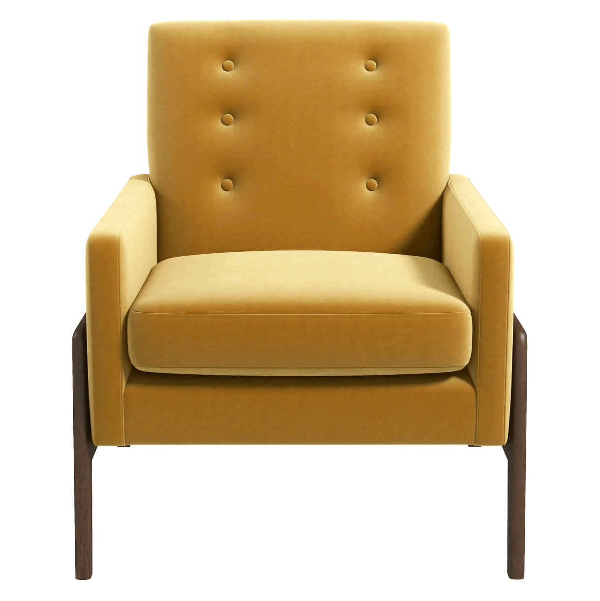 Cole MCM Button Tufted Lounge Arm Chair - Revel Sofa 