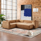 Solo Modern Tufted Corner Sectional Sofa, Boucle or Velvet 104" - Revel Sofa 