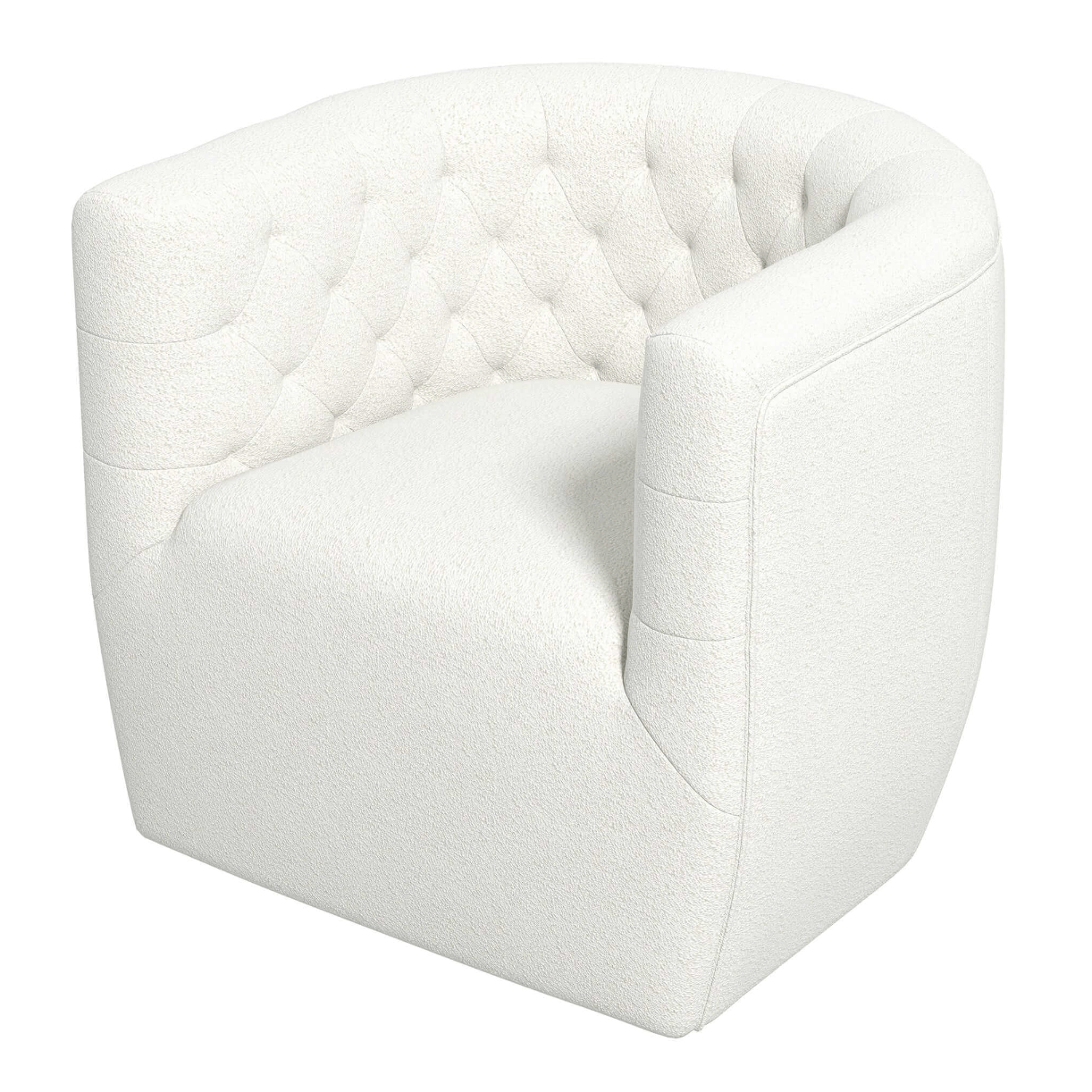 Delaney MCM Tufted Swivel Accent Chair - Revel Sofa 