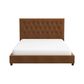 Donald MCM Button Tufted Velvet Platform Bed Frame - Revel Sofa 