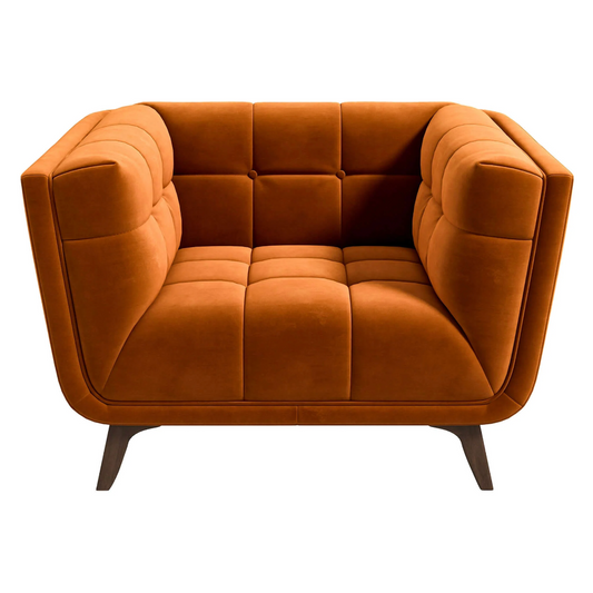 Addison MCM Styled Tufted Lounge Chair - Revel Sofa 