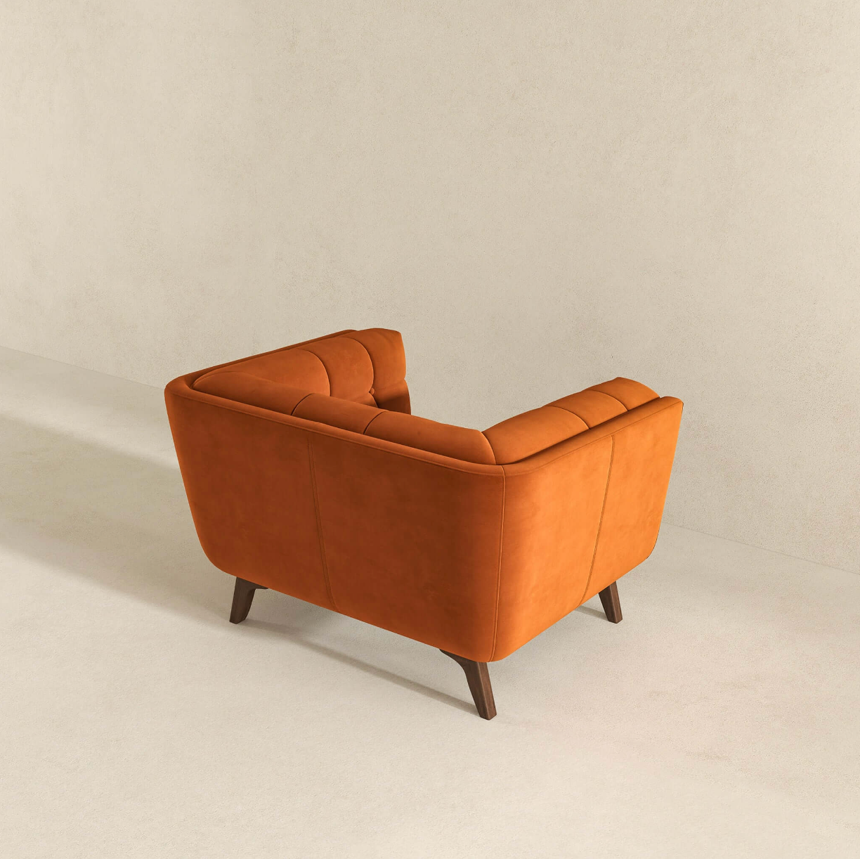 Addison MCM Styled Tufted Lounge Chair - Revel Sofa 
