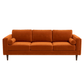 Amber MCM Styled Velvet Sofa Couch 86" - Revel Sofa 