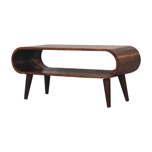 Amaya Solid Wood Nordic Style Coffee Table 35" - Revel Sofa 