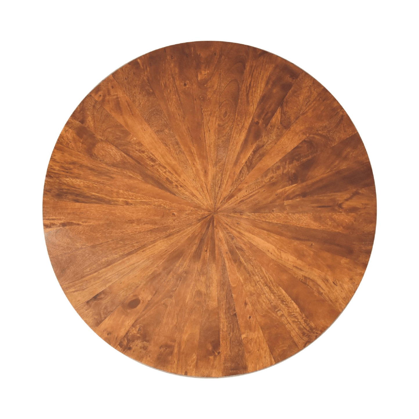 Chestnut Round Mango Wood Coffee Table 35" - Revel Sofa 